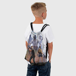 Рюкзак-мешок PUBG банда, цвет: 3D-принт — фото 2