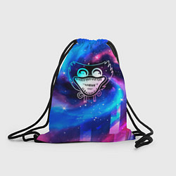 Рюкзак-мешок Poppy Playtime неоновый космос, цвет: 3D-принт