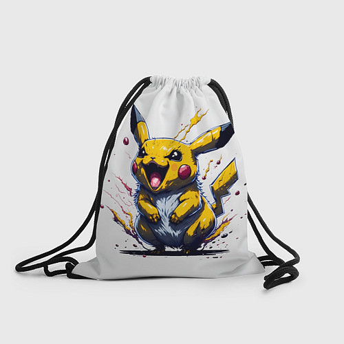 Мешок для обуви Свирепый пикачу / 3D-принт – фото 1