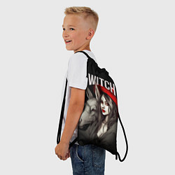 Рюкзак-мешок Ведьма с ослом, цвет: 3D-принт — фото 2