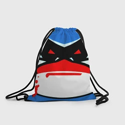 Рюкзак-мешок Пингвин злой, цвет: 3D-принт