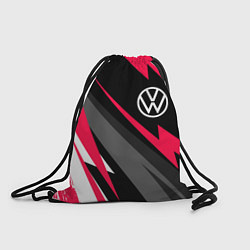 Рюкзак-мешок Volkswagen fast lines, цвет: 3D-принт