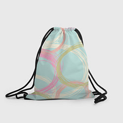 Рюкзак-мешок Текстура из светлых колец, цвет: 3D-принт