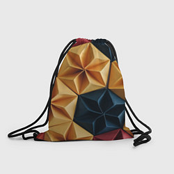 Рюкзак-мешок Геометрические ромбические фигуры, цвет: 3D-принт