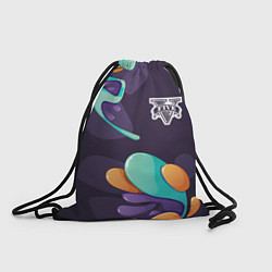 Рюкзак-мешок GTA graffity splash, цвет: 3D-принт