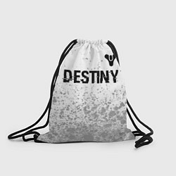 Рюкзак-мешок Destiny glitch на светлом фоне: символ сверху, цвет: 3D-принт