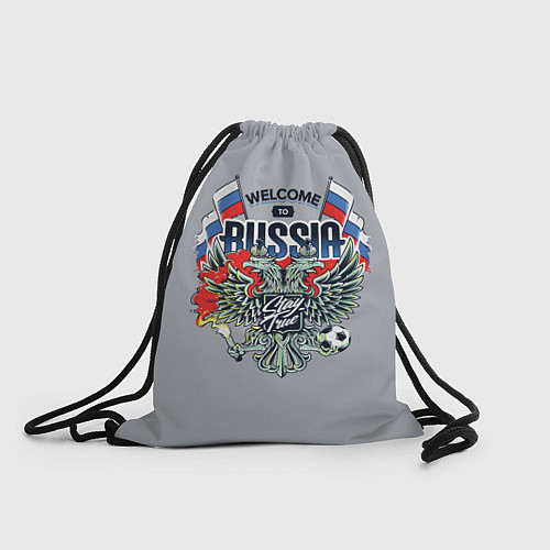 Мешок для обуви Welcome to Russia - футбол / 3D-принт – фото 1
