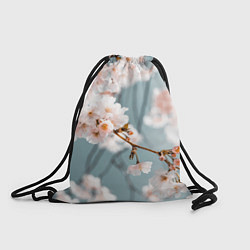 Рюкзак-мешок Японские красивые цветы, цвет: 3D-принт