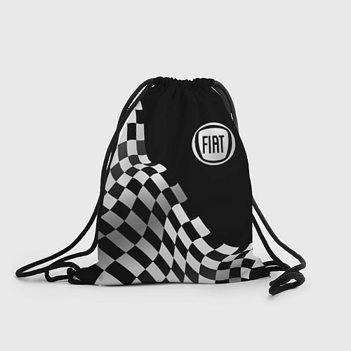 Мешок для обуви Fiat racing flag / 3D-принт – фото 1