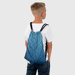 Рюкзак-мешок Волнистый узор, цвет: 3D-принт — фото 2