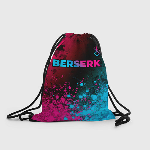 Мешок для обуви Berserk - neon gradient: символ сверху / 3D-принт – фото 1