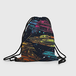 Рюкзак-мешок Космические корабли и космос, цвет: 3D-принт