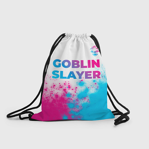 Мешок для обуви Goblin Slayer neon gradient style: символ сверху / 3D-принт – фото 1