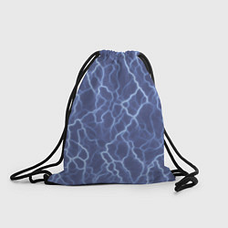 Рюкзак-мешок Электрический разряд на голубом фоне, цвет: 3D-принт