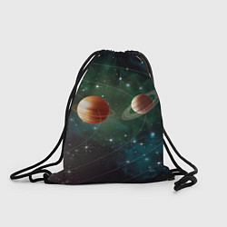 Рюкзак-мешок Планетная система, цвет: 3D-принт