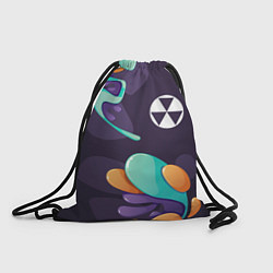 Рюкзак-мешок Fallout graffity splash, цвет: 3D-принт
