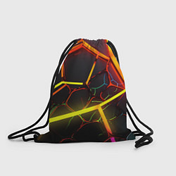 Рюкзак-мешок Неоновые трубки, цвет: 3D-принт