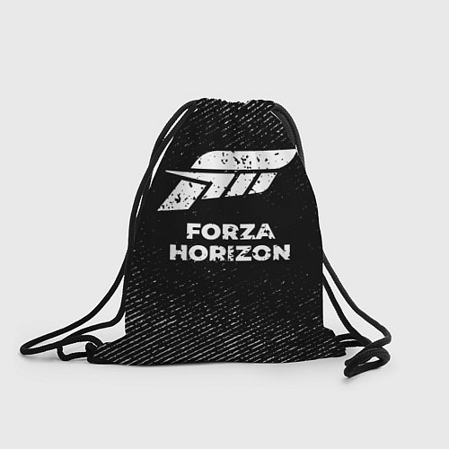 Мешок для обуви Forza Horizon с потертостями на темном фоне / 3D-принт – фото 1