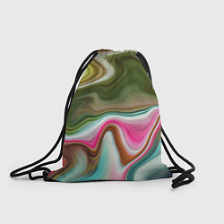 Рюкзак-мешок Color waves, цвет: 3D-принт