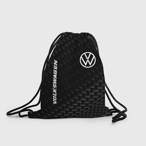 Мешок для обуви Volkswagen карбоновый фон / 3D-принт – фото 1