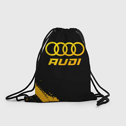 Рюкзак-мешок Audi - gold gradient, цвет: 3D-принт