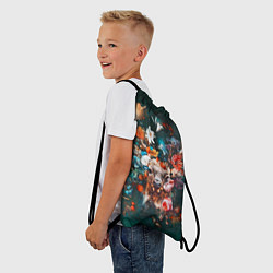 Рюкзак-мешок Сказочный олень Акварель, цвет: 3D-принт — фото 2