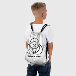 Рюкзак-мешок Elden Ring с потертостями на светлом фоне, цвет: 3D-принт — фото 2