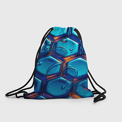 Рюкзак-мешок Водянистые наносоты, цвет: 3D-принт