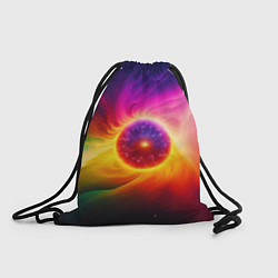 Рюкзак-мешок Неоновое солнце, цвет: 3D-принт