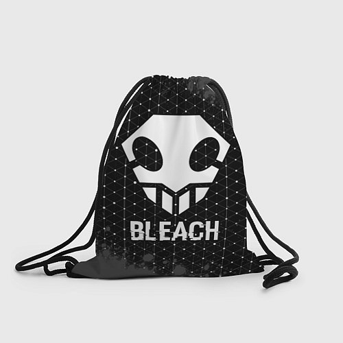 Мешок для обуви Bleach glitch на темном фоне / 3D-принт – фото 1