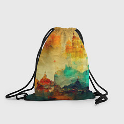 Рюкзак-мешок Древний портовый город, цвет: 3D-принт
