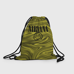 Рюкзак-мешок Nirvana лого абстракция, цвет: 3D-принт