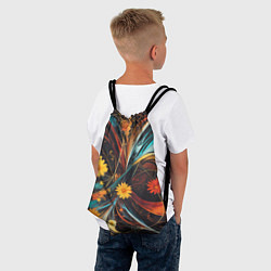 Рюкзак-мешок Цветущий взрыв, цвет: 3D-принт — фото 2