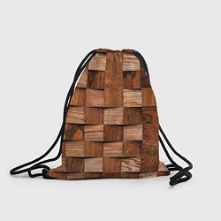 Рюкзак-мешок Деревянные квадраты, цвет: 3D-принт