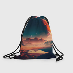 Рюкзак-мешок Неизвестная планета, цвет: 3D-принт