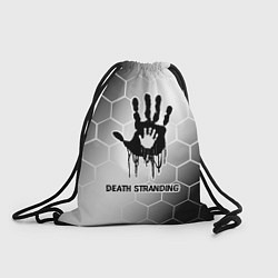 Рюкзак-мешок Death Stranding glitch на светлом фоне, цвет: 3D-принт