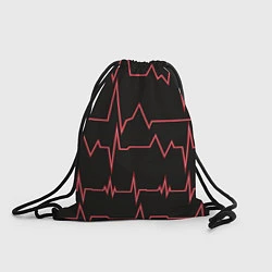 Рюкзак-мешок Мой пульс, цвет: 3D-принт