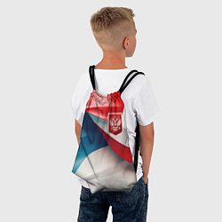 Рюкзак-мешок Красный герб России, цвет: 3D-принт — фото 2