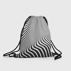 Рюкзак-мешок Иллюзорные линии, цвет: 3D-принт