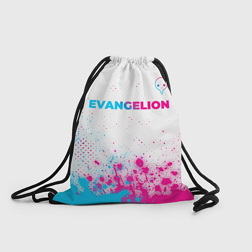 Мешок для обуви Evangelion neon gradient style: символ сверху / 3D-принт – фото 1