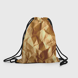 Рюкзак-мешок Мятая бумага, цвет: 3D-принт