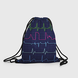 Рюкзак-мешок Color pulse, цвет: 3D-принт