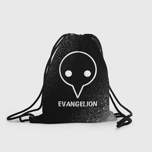 Мешок для обуви Evangelion glitch на темном фоне / 3D-принт – фото 1
