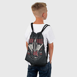 Рюкзак-мешок Rock and roll - хой, цвет: 3D-принт — фото 2