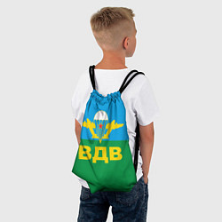 Рюкзак-мешок ВДВ - символика, цвет: 3D-принт — фото 2