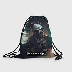 Рюкзак-мешок Payday 2 dog mask, цвет: 3D-принт