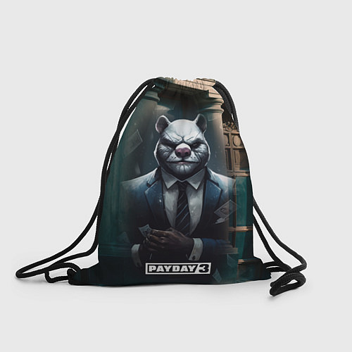 Мешок для обуви Payday 3 white bear / 3D-принт – фото 1