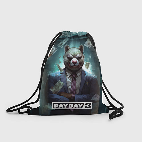 Мешок для обуви Payday 3 bear / 3D-принт – фото 1