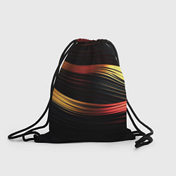 Рюкзак-мешок Золотистые линии абстракт, цвет: 3D-принт