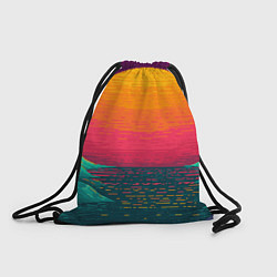Рюкзак-мешок Синтовый закат, цвет: 3D-принт